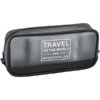 ⁦"TRAVEL" ערכת בקבוקי אחסון לנסיעות משולב עם תיק כלי רחצה⁩ – תמונה ⁦5⁩