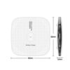 ⁦משטח טעינה WIIRELESS לבן 5W⁩ – תמונה ⁦2⁩