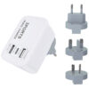 ⁦ערכת טעינה בינלאומית עם 2 שקעי הטענה USB ושקע Type-C מבית Charge-it⁩ – תמונה ⁦2⁩