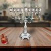 ⁦חנוכייה מהודרת "יהלום" צפוי כסף 36 ס"מ⁩ – תמונה ⁦2⁩