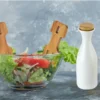 מארז מזלגות עץ ובקבוקים