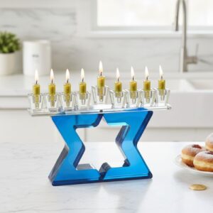 חנוכייה קריסטל מהודרת