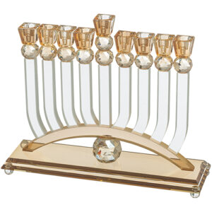 חנוכייה קריסטל קנים