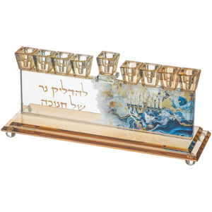 חנוכייה קריסטל מהודרת