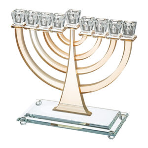 חנוכייה קריסטל מהודרת