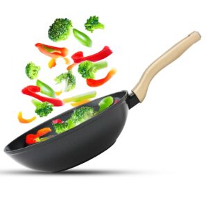 ווק 28 ס"מ IMPERIAL שחור ידיות שמפנייה