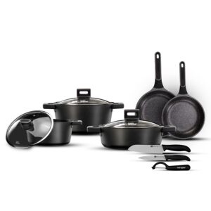 סט סירים 11 חלקים ELITE שחור