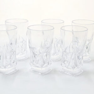 סט 6 כוסות אקריליק