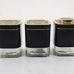 סט סוכר קפה תה זכוכית 13 ס"מ