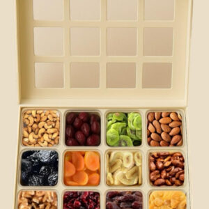 מארז ריבועים - 12 קופסאות עם פירות יבשים