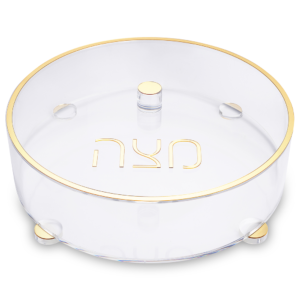 קופסא למצה עגולה מאקריליק 40 ס"מ