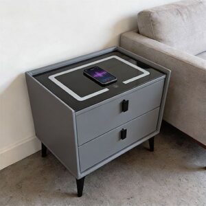 שידה חכמה עם טעינה אלחוטית