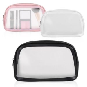 בלום  תיק רחצה/ קלמר מעוצב עשוי דמוי עור עם חלונות שקופות